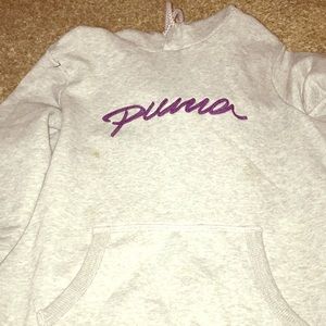 A puma hoodie